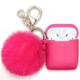 V-Moro Filoto Case for Airpods, Airpod Case Cover for Apple Airpods 2&1 Charging Case, Cute Air Pods Silicone Protective Accessories Cases/Keychain/Pompom