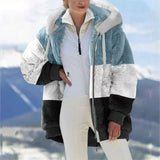 Winter Coats for Women Dqueduo Fashion Womens Warm Faux Coat Jacket Winter Zipper Long Sleeve Outerwear Gifts for Women on Clearance