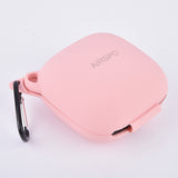 AIRSPO Case Compatible for Powerbeats Pro Case Cover,Anti-Lost & Shockproof Easy Carrying Silicone Case Accessories with Keychain