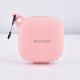MOFREE Case Compatible for Powerbeats Pro Case Cover,Anti-Lost & Shockproof Easy Carrying Silicone Case Accessories with Keychain