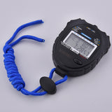 Digital Stopwatch Timers Sports Stopwatch Water Resistant Stopwatch Hand Held LCD Chronograph with Date, Time and Alarm Function for Sports Fitness Trainers and Referees Use