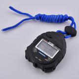 Digital Stopwatch Timers Sports Stopwatch Water Resistant Stopwatch Hand Held LCD Chronograph with Date, Time and Alarm Function for Sports Fitness Trainers and Referees Use
